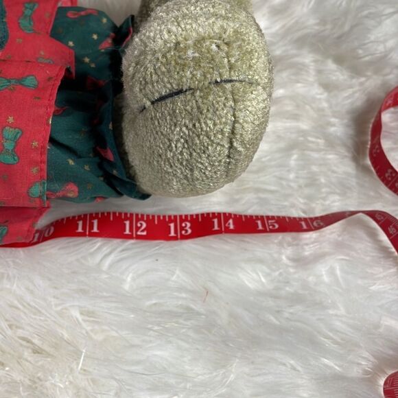 Merry Christmas Bunny Rabbit Plush 14” Decoration - Picture 6 of 6